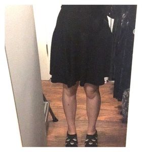 charlotte ruesse black skater skirt